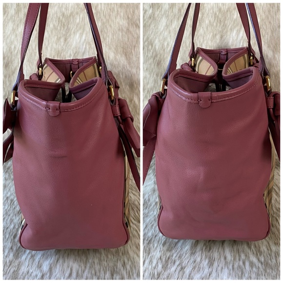 Burberry Haymarket Bows Canter Panel Tote - Picture 5 of 15